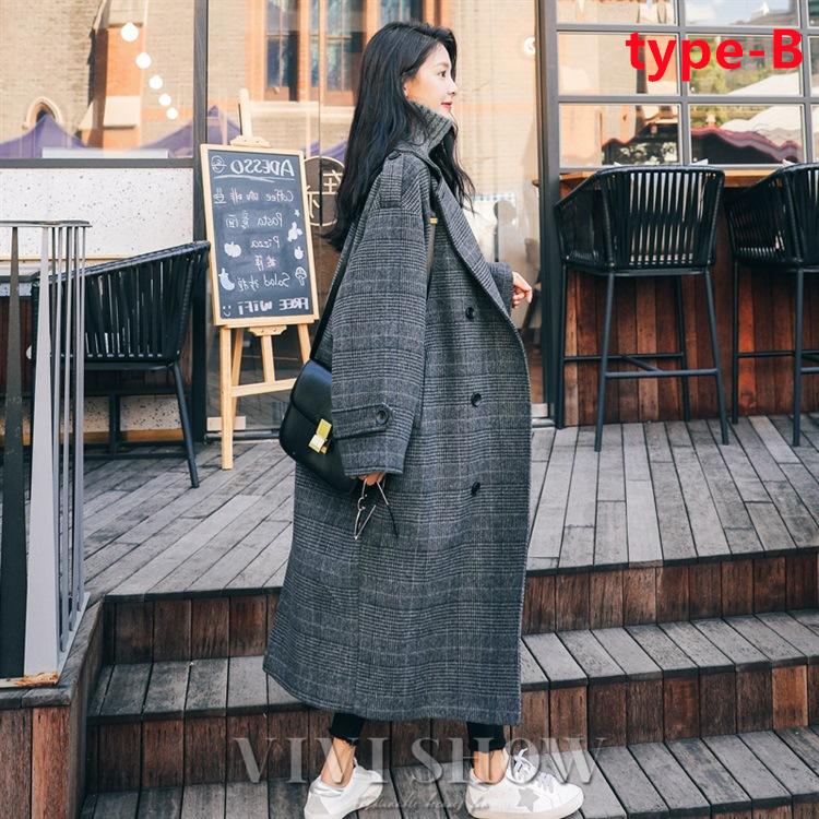 コート ロング丈 ノーカラー チェック柄 切り替え ゆったり コート ロング丈 ノーカラー チェック柄 切り替え ゆったり