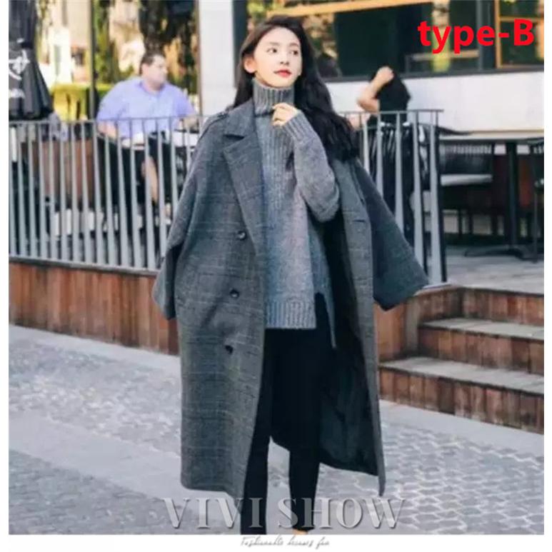 コート ロング丈 ノーカラー チェック柄 切り替え ゆったり コート ロング丈 ノーカラー チェック柄 切り替え ゆったり