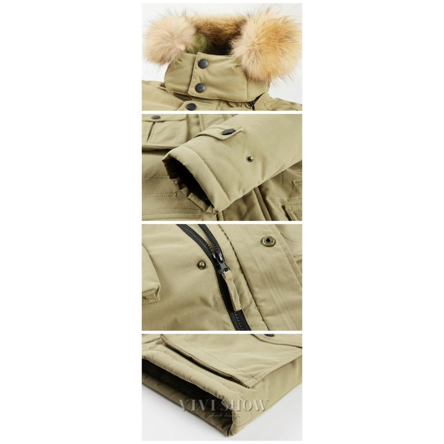 モッズコート ミリタリー メンズ ボアジャケット 中綿コート フード