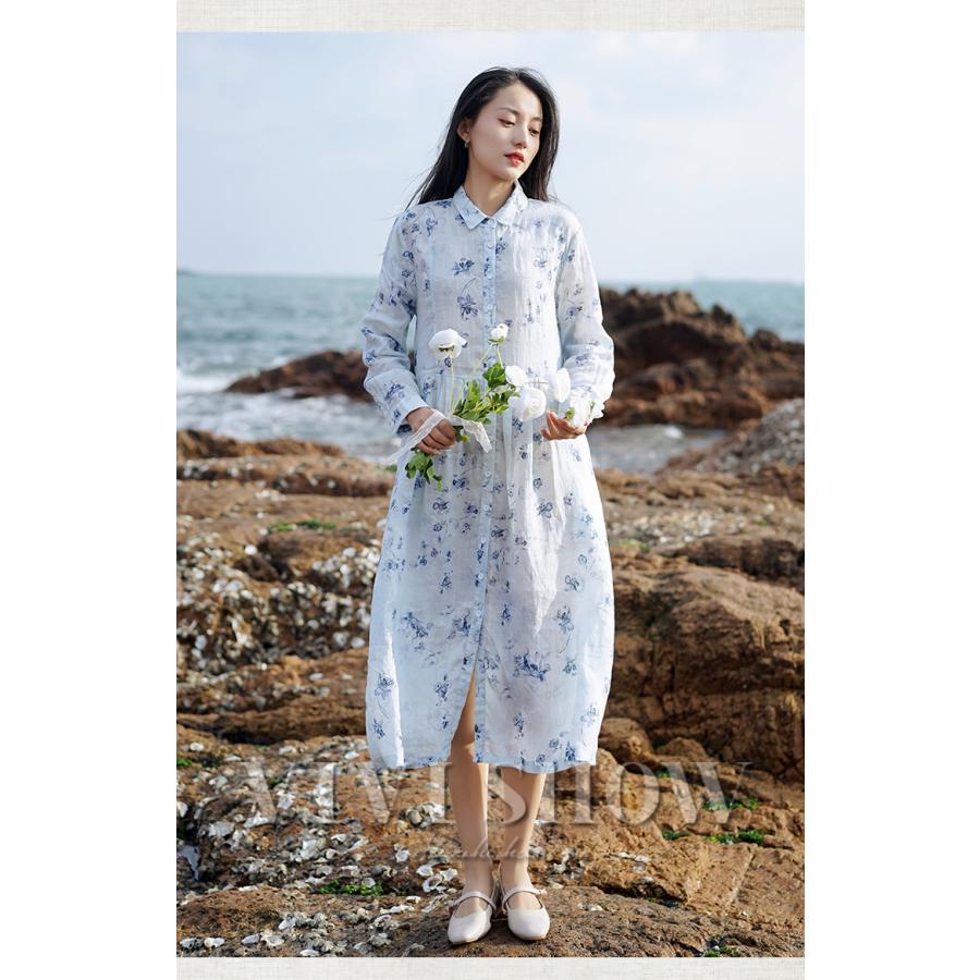 レディース ワンピース トップス チュニック おしゃれ 婦人服 花柄