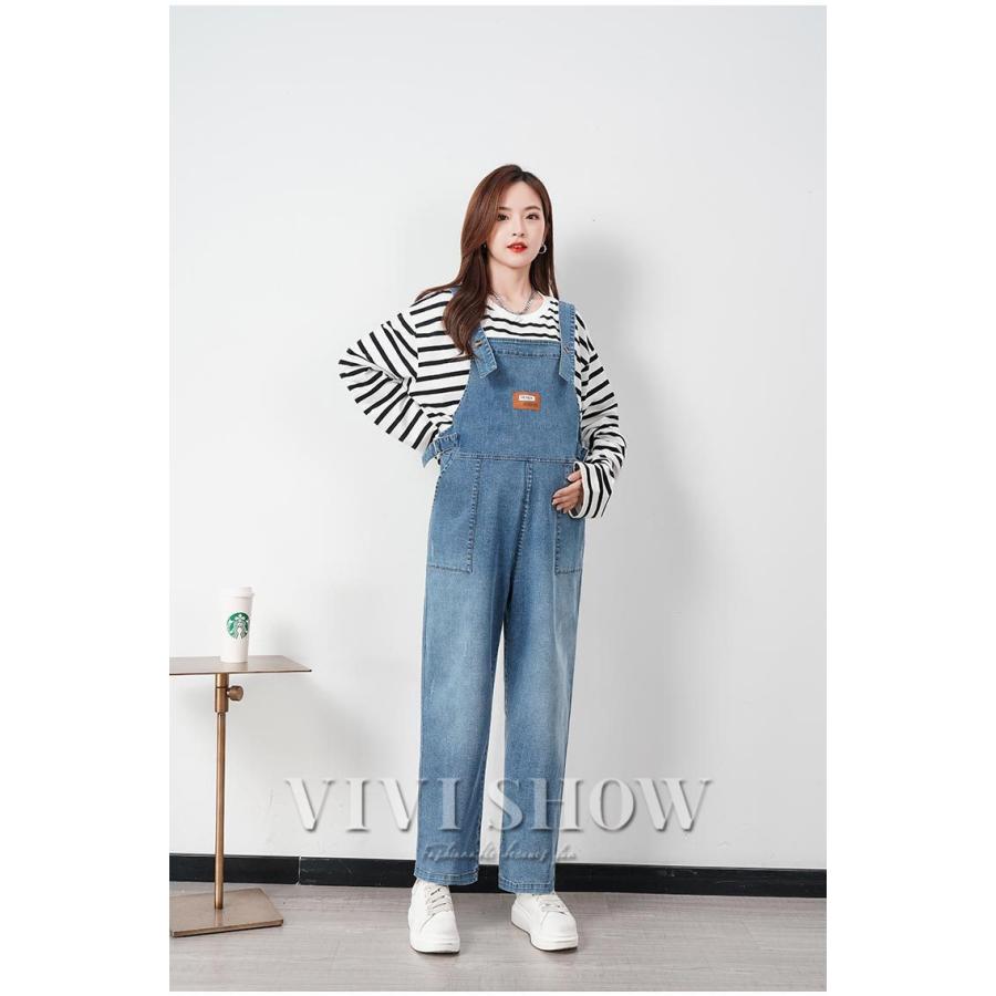 サロペット デニム オーバーオール レディース ボトムス カジュアル