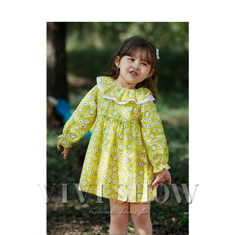 長袖ワンピース 子供服 カーディガン キッズ 女の子 ワンピ 切り替え