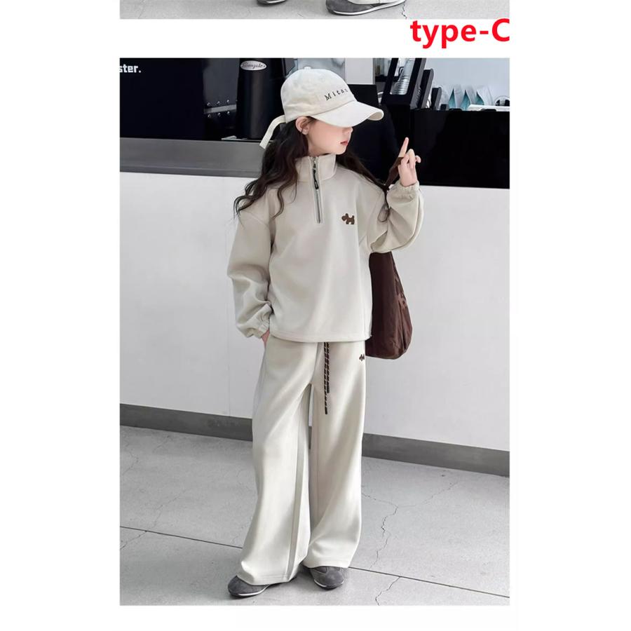 子供服 おしゃれ ジャージ 女の子 上下セット スウェット セットアップ