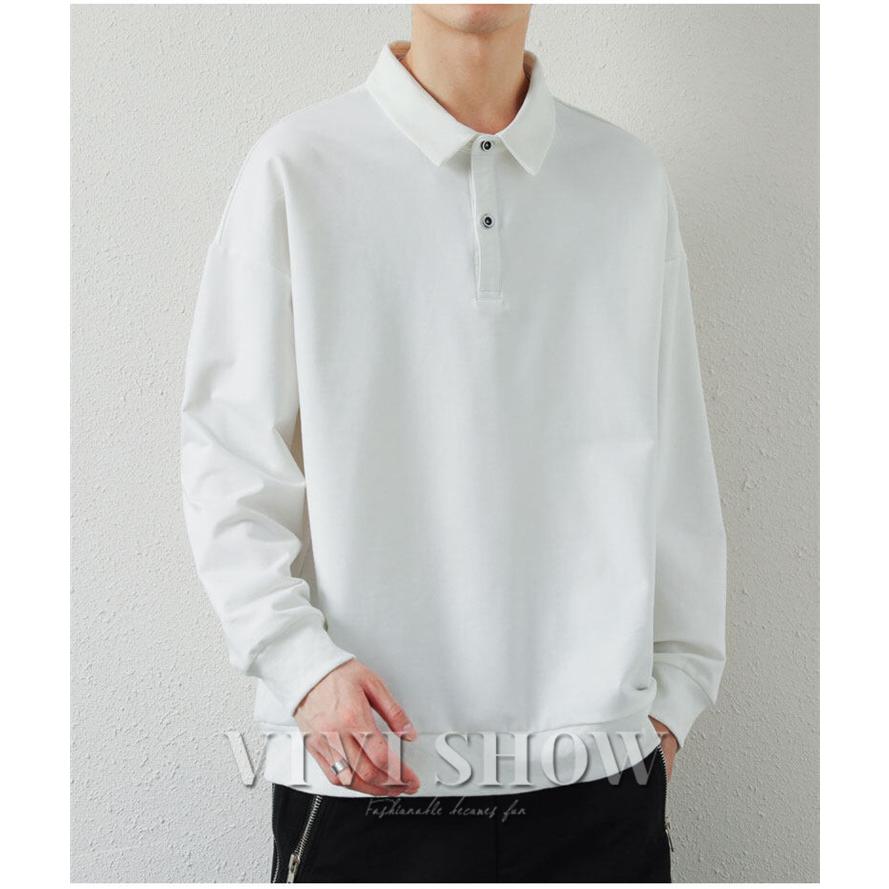 メンズ トップス 長袖 ポロシャツ Tシャツ カットソー おしゃれ