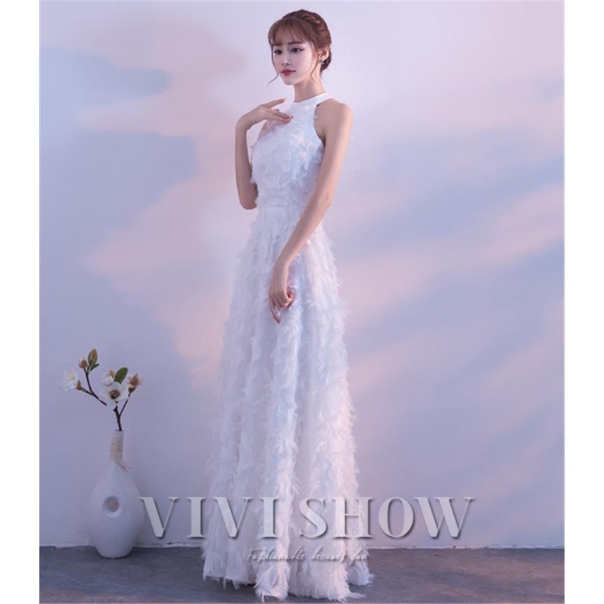 レディース ウェディング ワンピース パーティー 結婚式 ドレス 二次会