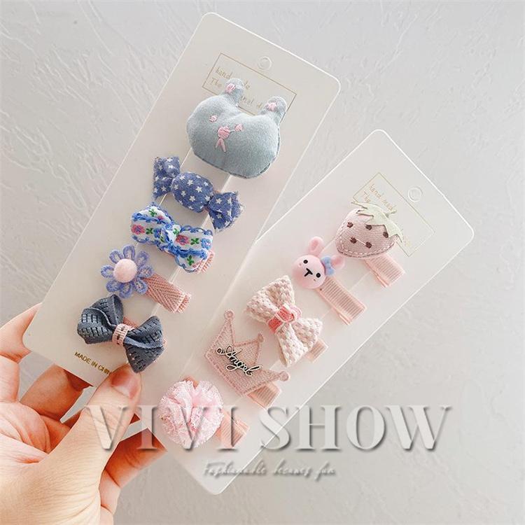 ヘアピンセット ヘアクリップ ヘアアクセサリー リボン キッズ 子供 孫