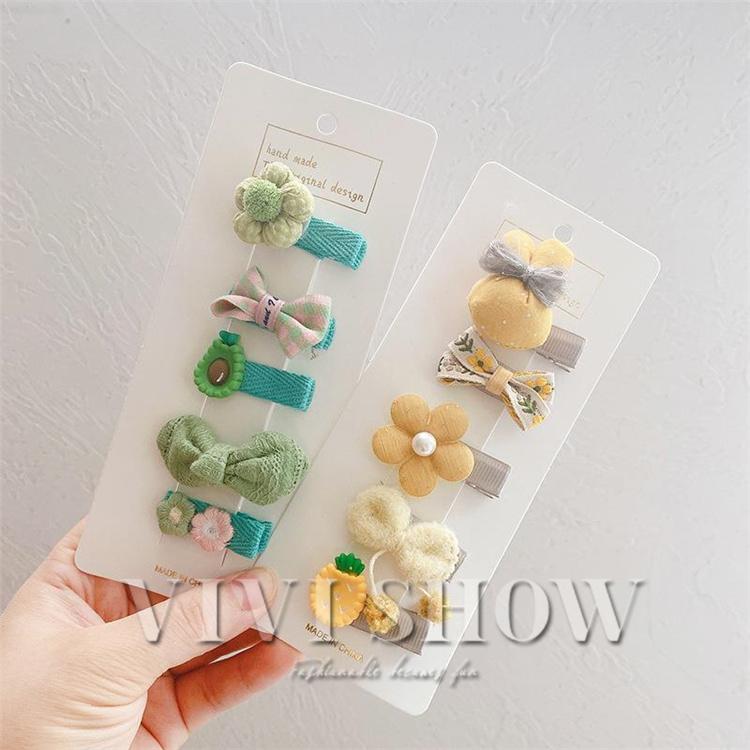 ヘアピンセット ヘアクリップ ヘアアクセサリー リボン キッズ 子供 孫