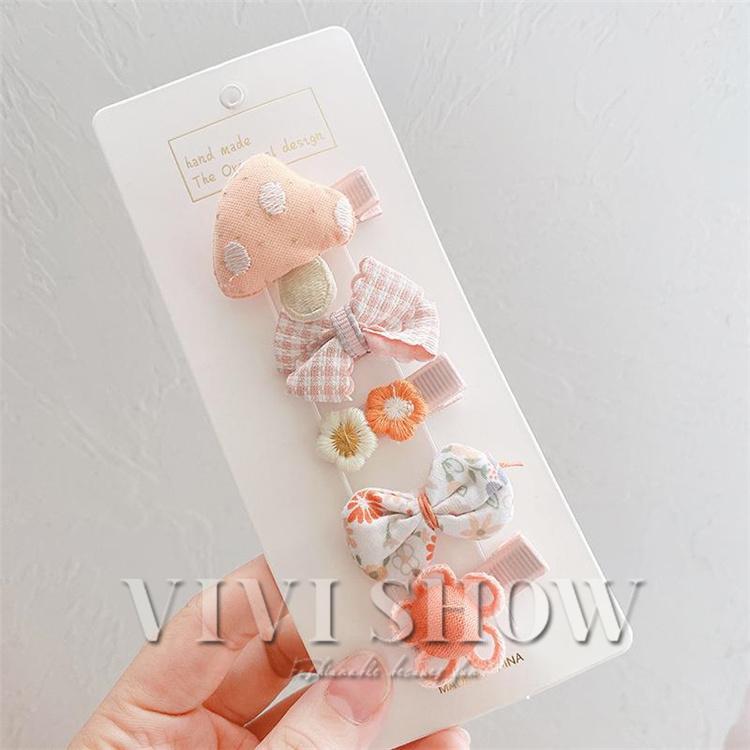 ヘアピンセット ヘアクリップ ヘアアクセサリー リボン キッズ 子供 孫