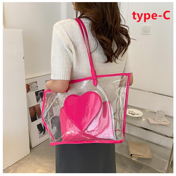 レディース バッグ トートバッグ クリアバッグ おしゃれ カジュアル