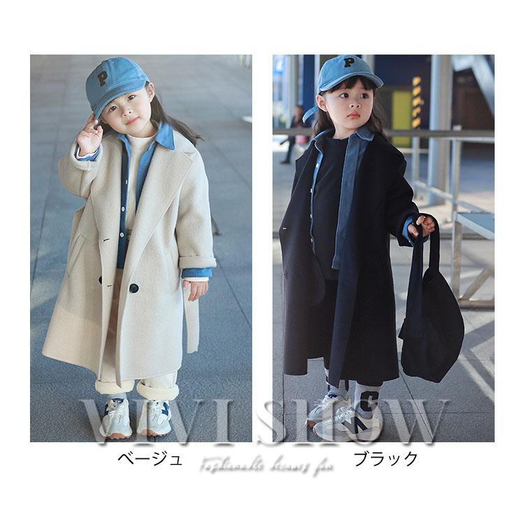 トレンチコート キッズ 子供服 女の子 秋服 ロングコート