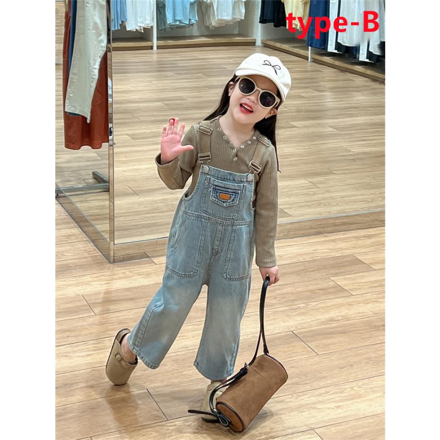 子供服 カジュアル デニムサロペット 子ども服 デニム ジーンズ 