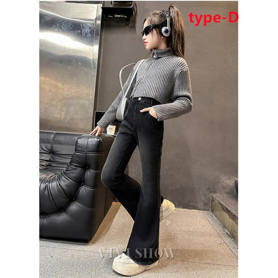 デニムパンツ 女の子 デニムブーツカット パンツ フレアパンツ デニムパンツ 女の子 デニムブーツカット パンツ フレアパンツ