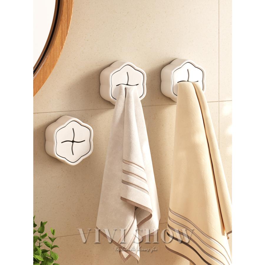 3枚セツト フック タオルホルダー かけやすい 便利 タオル掛け 洗面台