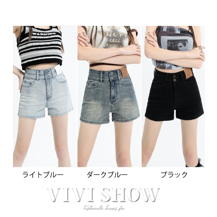 レディース ショートパンツ デニム ズボン シンプル ボトムス は
