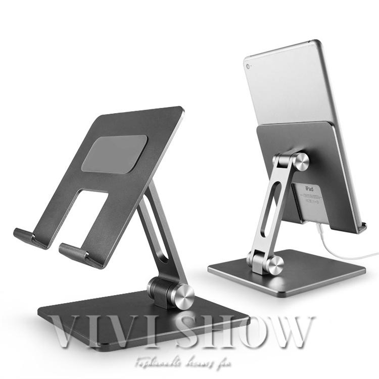 タブレット スタンド iPad スタンド ipad pro アルミ ホルダー iPhone スマホ スタンド 卓上 折りたたみ デスク台 置き台 iPad stand 角度高さ調整可能｜vivishow777｜11