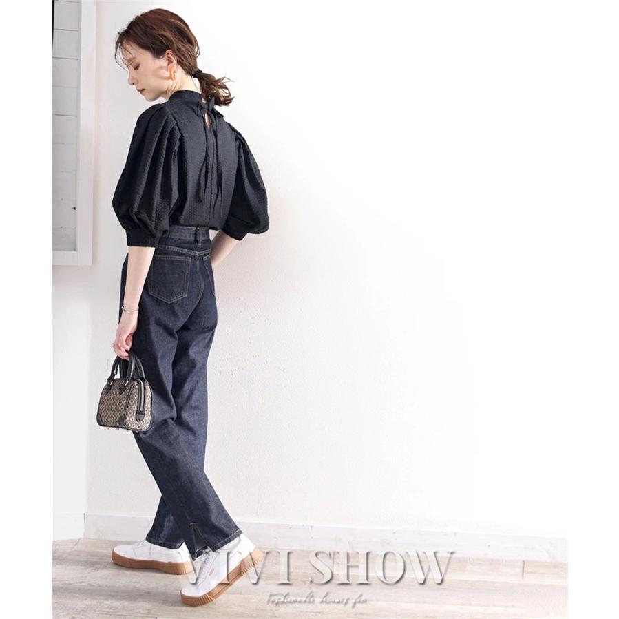 #Newans パワーショルダーブラウス size1 新品未使用 Newans ハッシュニュアンス パワーショルダー ブラウス シャツ size1