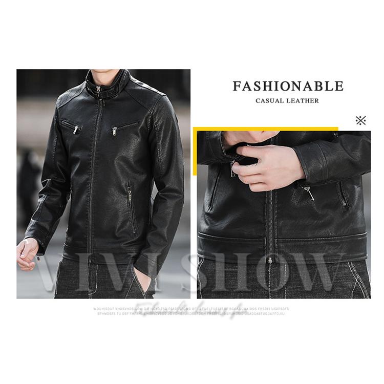 PU革ジャン メンズ レザージャケット バイクジャケット ライダース