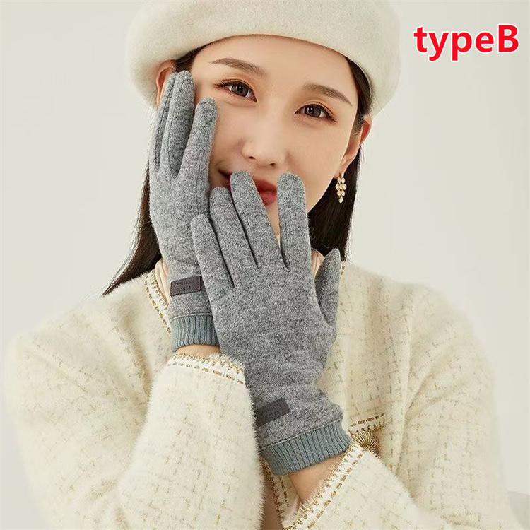 レディース 手袋 カシミヤ グローブ ファー 厚手 ボア付き 裏起毛 防寒