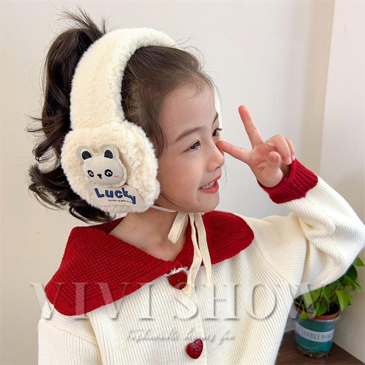 耳当て キッズ イヤーマフ ジュニア 子供用 イヤーマフラー 裏起毛