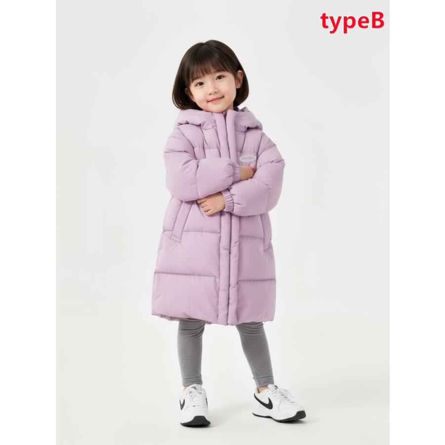ダウンコート 子供 中綿コート キッズ ロングコート 中綿ジャケット 