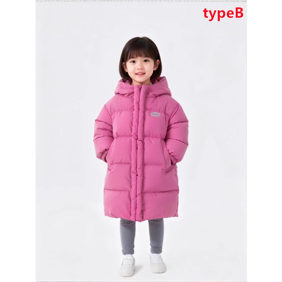 【ぴよ】 キッズ ダウンコート ダウンコート 子供 中綿コート キッズ ロングコート 中綿ジャケット