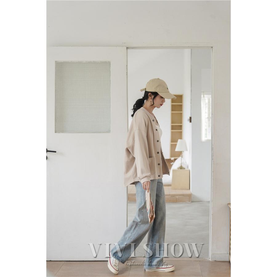 ノーカラー ジャケット レディース 薄手 ショート丈 長袖 コート