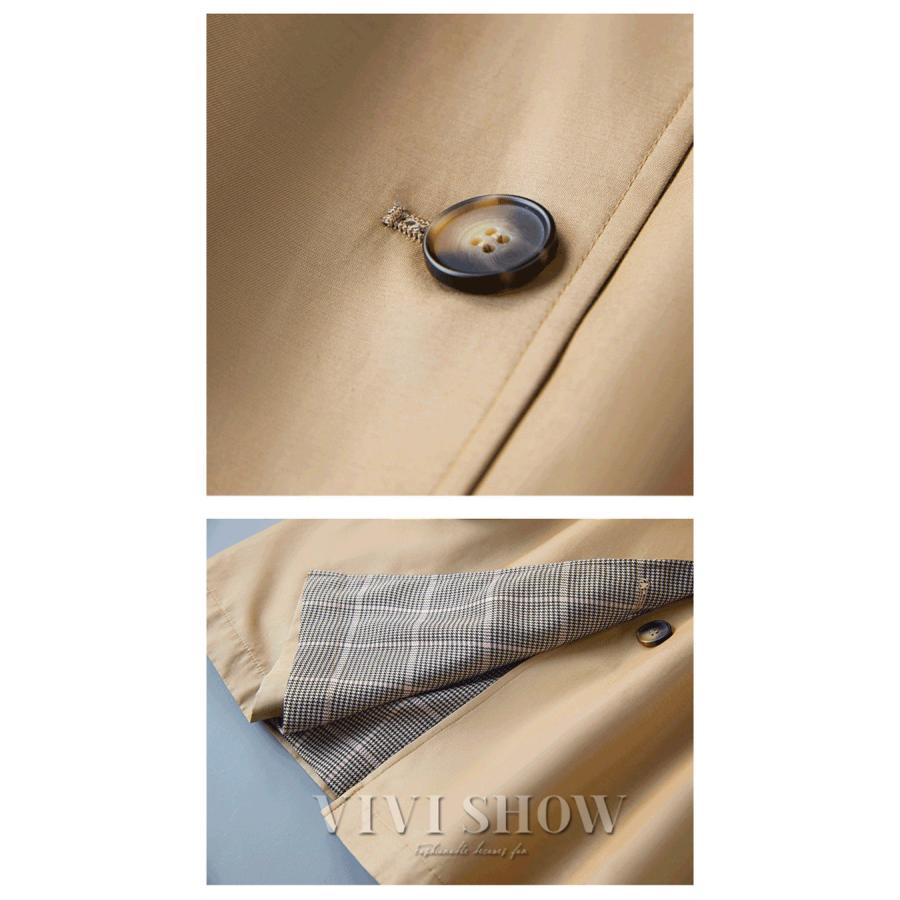 コート トレンチコート レディース ステンカラーコート ロングコート