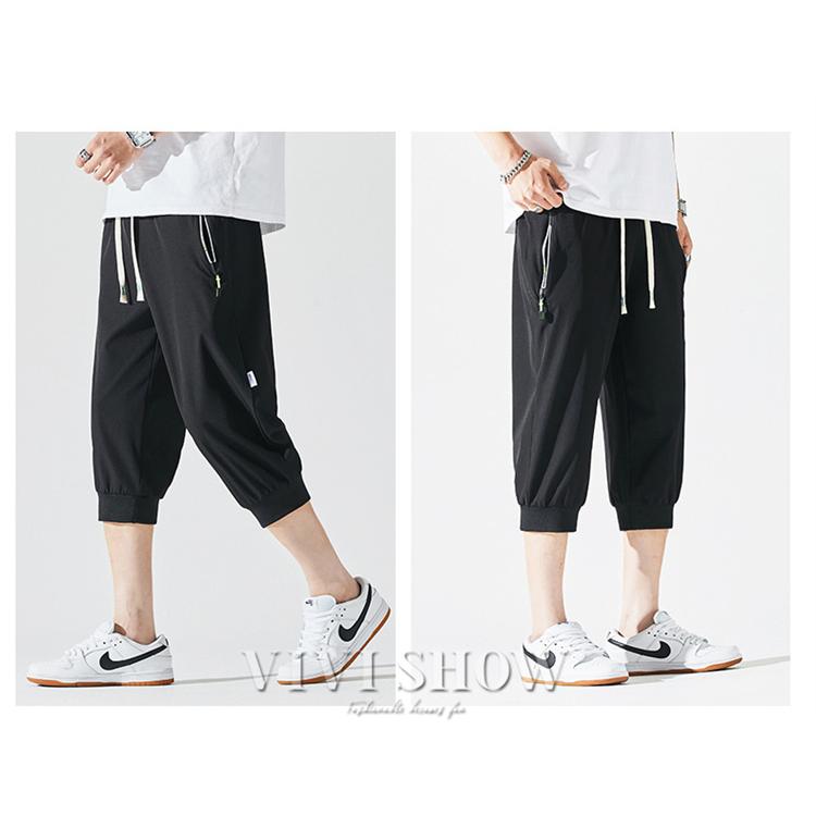 ハーフパンツ メンズ 7分丈 ひざ下 パンツ 七分丈 クロップドパンツ