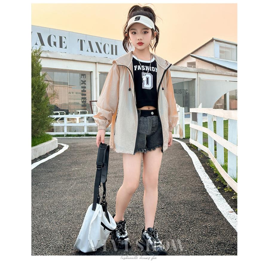 ウインドブレーカー 子供服 キッズ ジュニア 女の子 アウター 上着