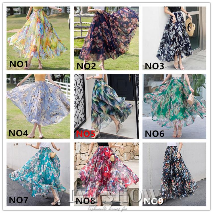 スカート 花柄 ロングフレア シフォン 大人 春 夏 レディース 花 スカート 花柄 ロングフレア シフォン 大人 春 夏 レディース 花