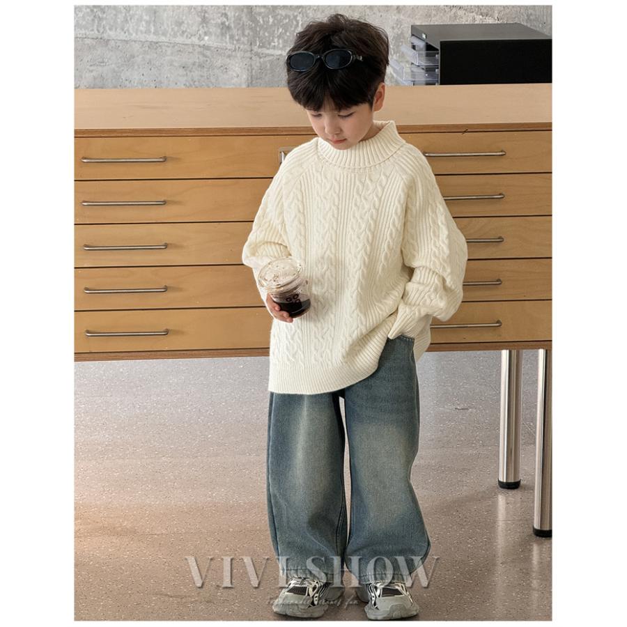 130 140 男の子　男児　 秋冬服　まとめ売り 子供服 ニット プルオーバー セーター 秋冬 キッズ 男の子 トップス