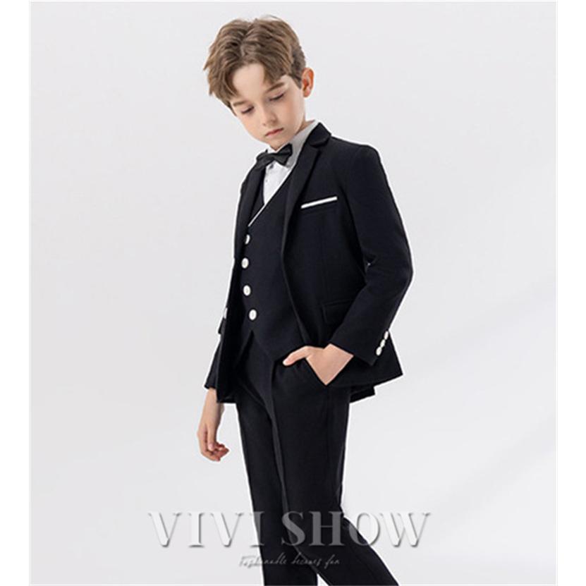 子供スーツ 男の子 5点セット フォーマルスーツ キッズ おしゃれ