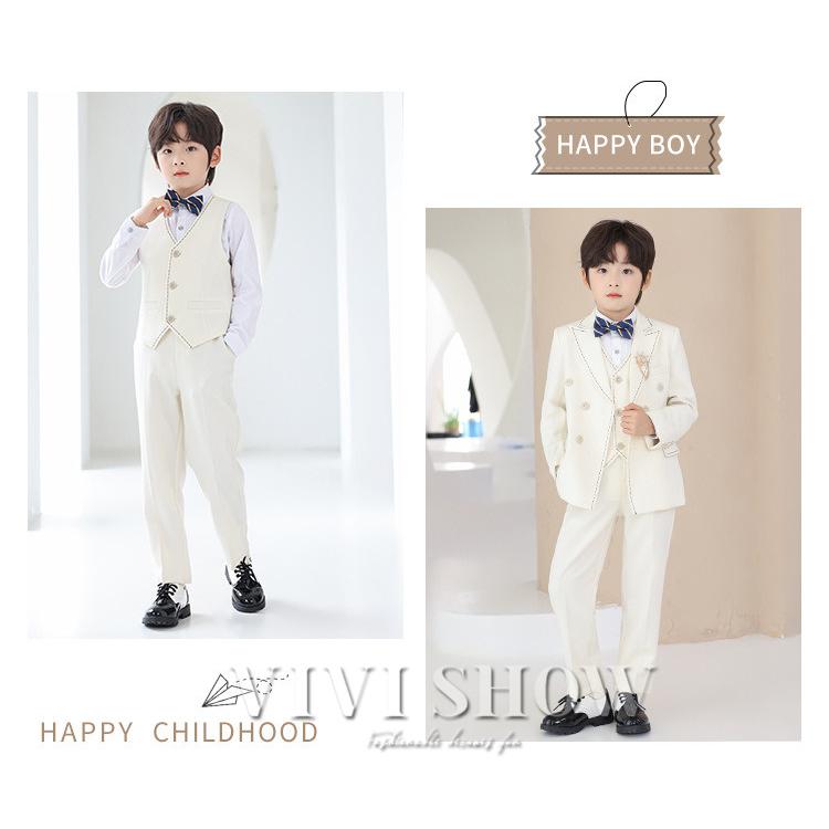 キッズスーツ 子供スーツ 6点セット 男の子 フォーマル スーツ 子供服