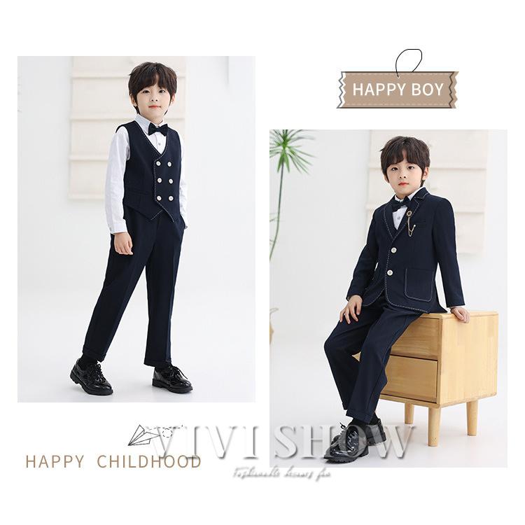 スーツ 男の子 6点セット 子供スーツ キッズ フォーマル セットアップ