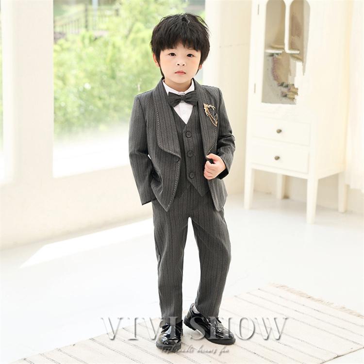キッズスーツ 子供スーツ 6点セット 男の子 フォーマル スーツ 子供服