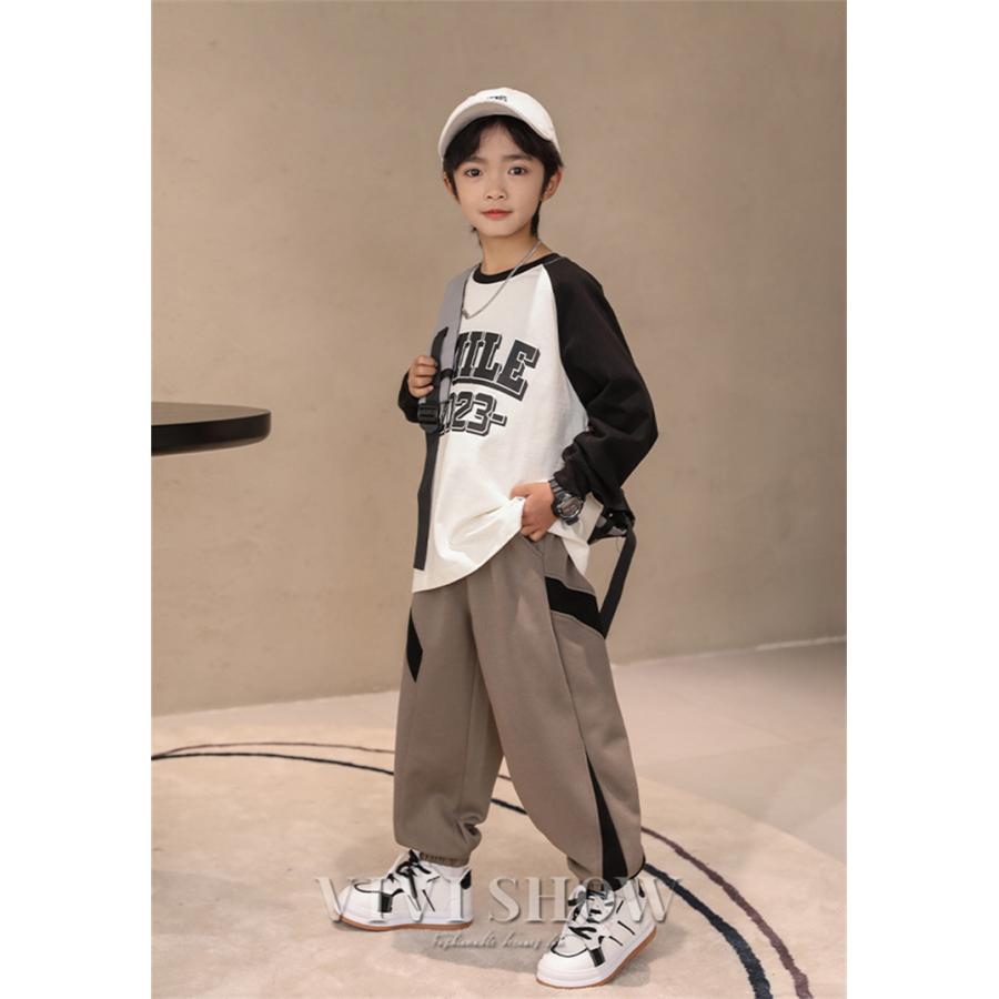 ロングパンツ 男児 ウエストゴム ジュニア カジュアルパンツ 男の子