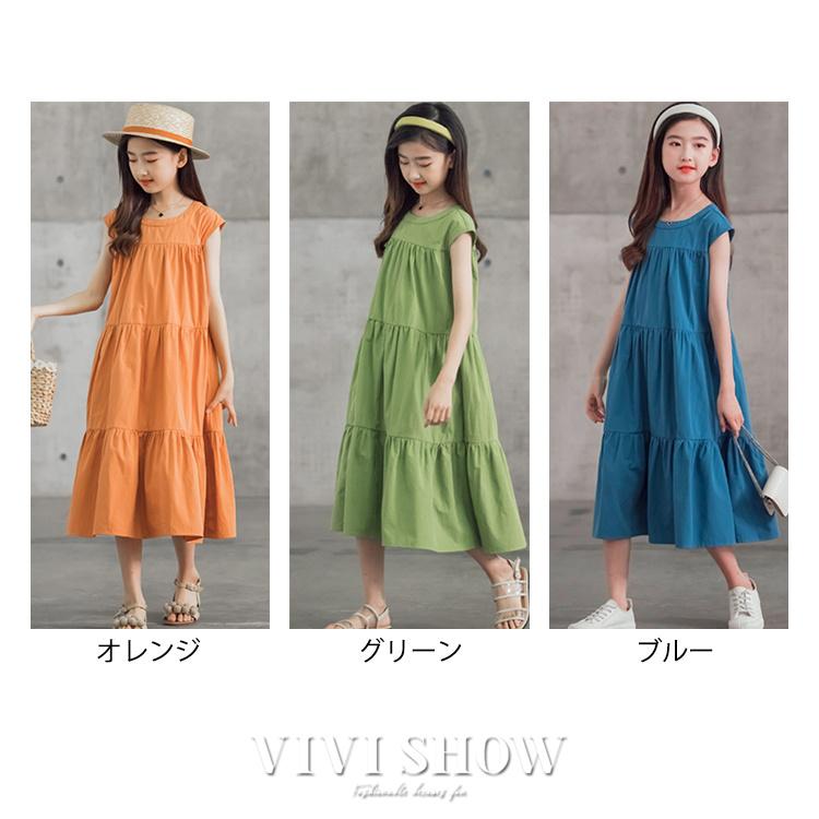 子供服 ワンピース 韓国子ども服 キッズ 女の子 夏服 半袖 綿 子供
