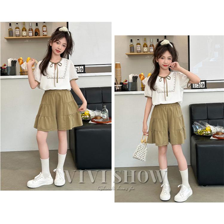 子供服 セットアップ キッズ 女の子 半袖 上下セット 韓国子供服