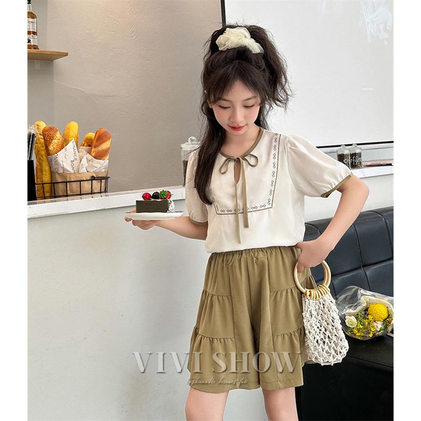 子供服 セットアップ キッズ 女の子 半袖 上下セット 韓国子供服