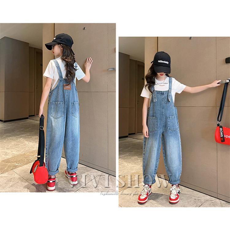 サロペット・オーバーオール・オールインワン Pasand Denim Foil Print