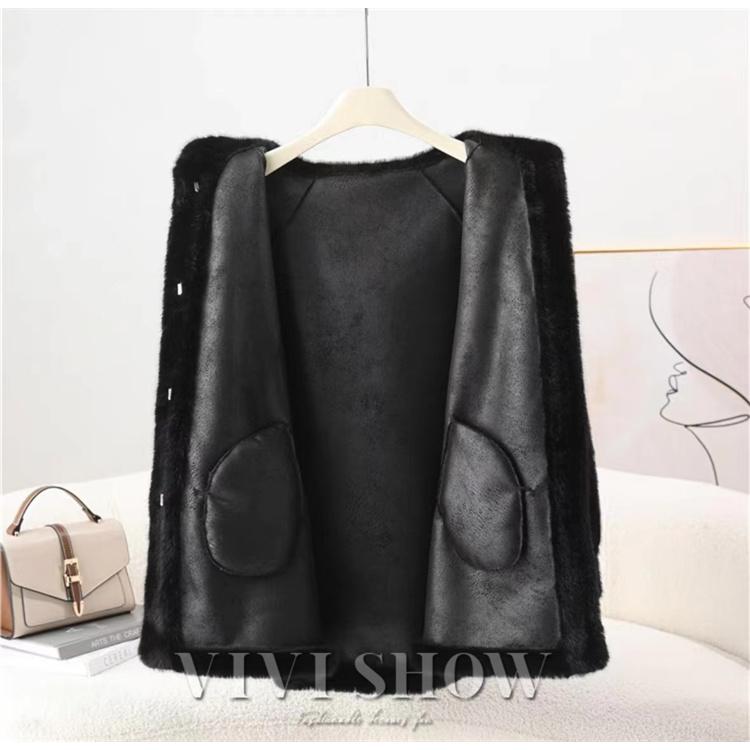 黒　高級　エコファーコート　フェイクファー　ブラック　ミンク風 ファーコート レディース 毛皮コート ロングコート ミンク風 フェイク