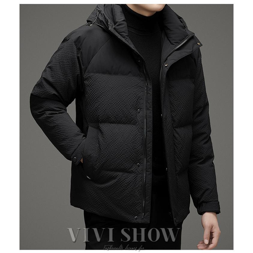 ダウンジャケット メンズ ダウンコート 冬 アウター ダウン ジャケット 立ち襟 ジャンパー フワフワ 厚手 防寒服 黒 冬ジャケット 通勤 ダウンジャケット メンズ ダウンコート 冬 アウター ダウン ジャケット