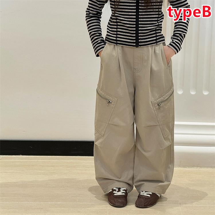 カーゴパンツ 女の子 子供服 ロングパンツ キッズ 長ズボン ダンス 