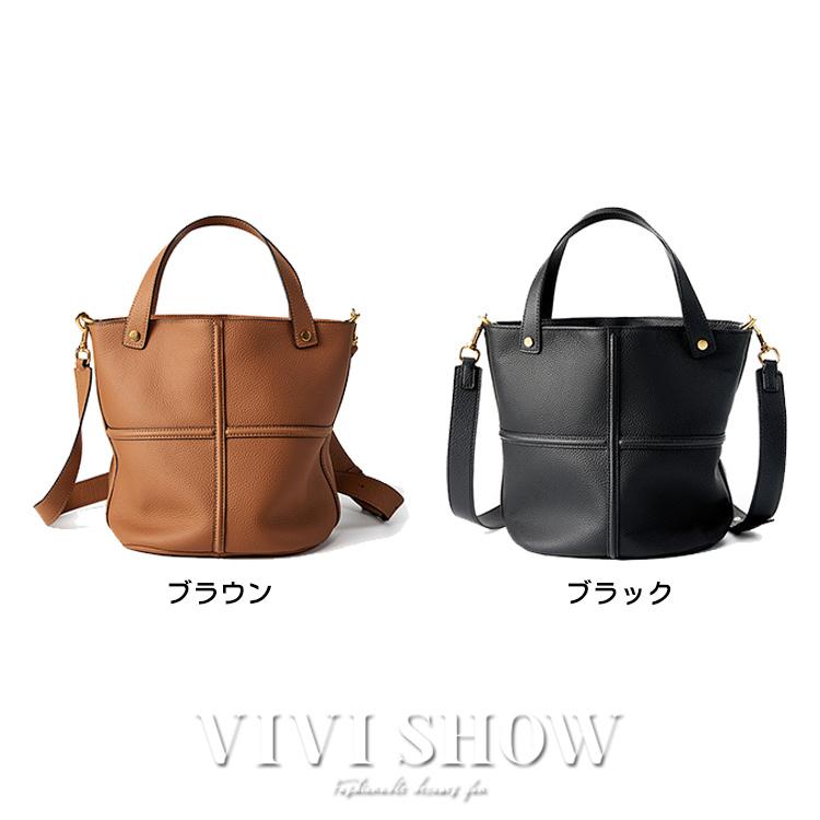 本革 ショルダーバッグ バッグ カバン 牛革 革 レディース レザー 女性 皮  大きめ A4 バッグ 軽い 肩掛け 旅行バッグ ハンドバッグの画像