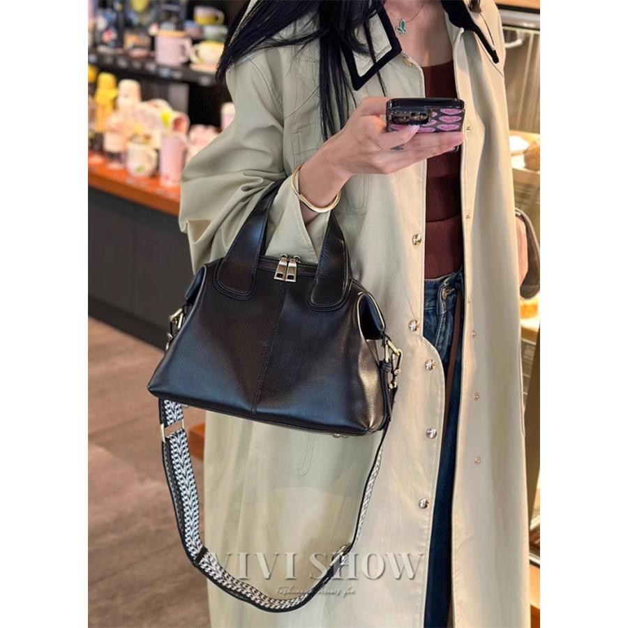 本革 ショルダーバッグ バッグ カバン 牛革 革 レディース レザー 女性 皮 財布 大きめ A4 バッグ 軽い 肩掛け 旅行バッグ ハンドバッグの画像