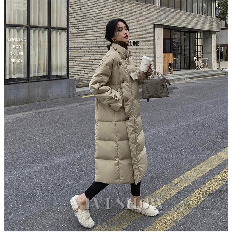 中綿ダウンコート レディース ロング丈 冬服 厚手 アウター 中綿コート 