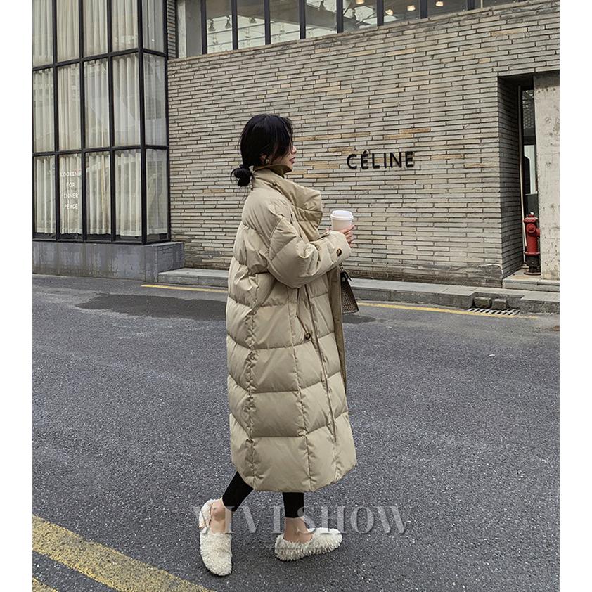 中綿ダウンコート レディース ロング丈 冬服 厚手 アウター 中綿コート 