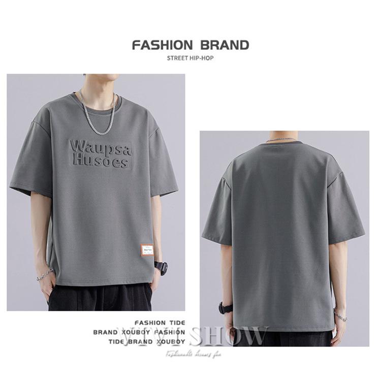 メンズ Tシャツ 半袖 夏服 無地 カットソー tシャツ ラウンドネック