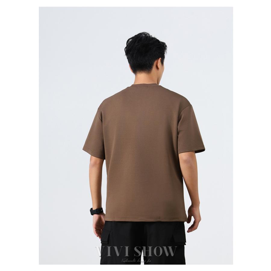 半袖Tシャツ メンズ 半袖 クルーネックTシャツ カジュアルTシャツ