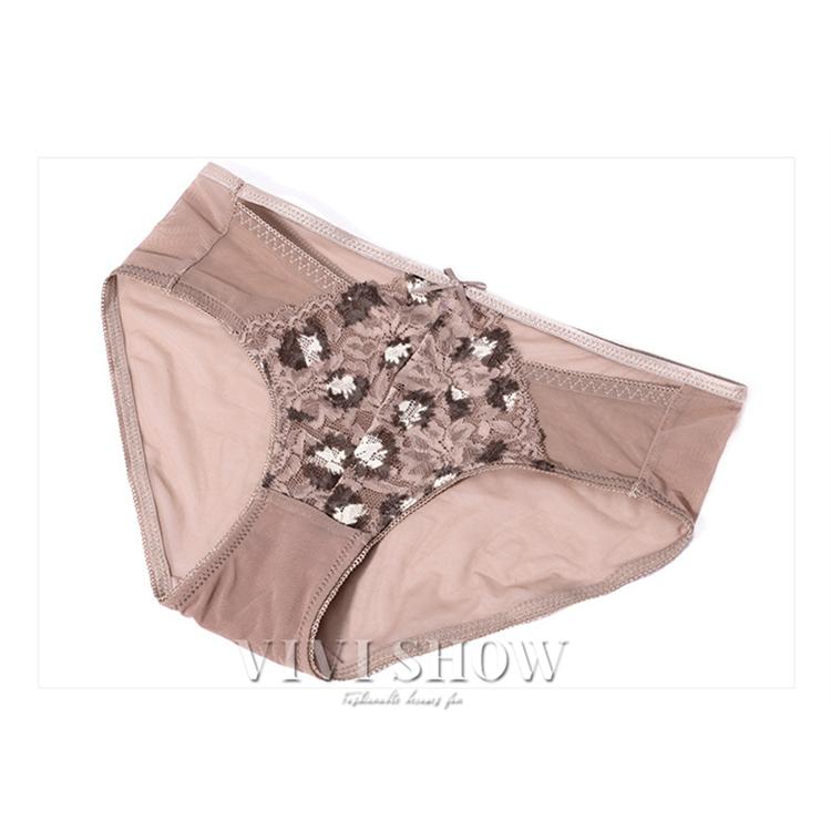 ブラジャー ショーツ 上下セット ノンワイヤー ヒョウ柄 ランジェリー